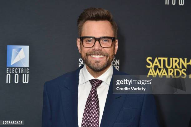 Joel McHale at the 51st Annual Saturn Awards held at the Los Angeles Marriott Burbank Airport on February 4, 2024 in Burbank, California.
