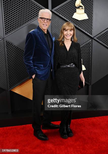 Ted Danson and Mary Steenburgen at the 66th Annual GRAMMY Awards held at Crypto.com Arena on February 4, 2024 in Los Angeles, California.