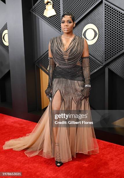 Fantasia Barrino at the 66th Annual GRAMMY Awards held at Crypto.com Arena on February 4, 2024 in Los Angeles, California.