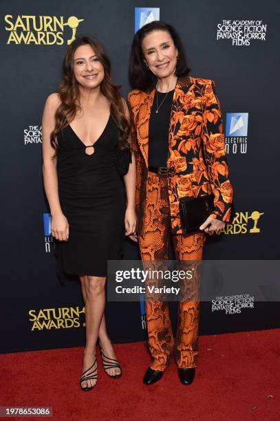 Lucy Julia Rogers-Ciaffa and Mimi Rogers at the 51st Annual Saturn Awards held at the Los Angeles Marriott Burbank Airport on February 4, 2024 in...