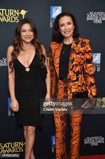 Lucy Julia Rogers-Ciaffa and Mimi Rogers at the 51st Annual Saturn Awards held at the Los Angeles Marriott Burbank Airport on February 4, 2024 in...