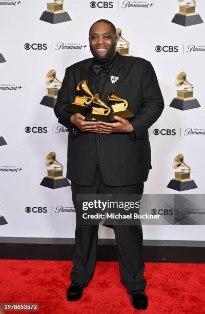 Killer Mike at the 66th Annual GRAMMY Awards held at Crypto.com Arena on February 4, 2024 in Los Angeles, California.