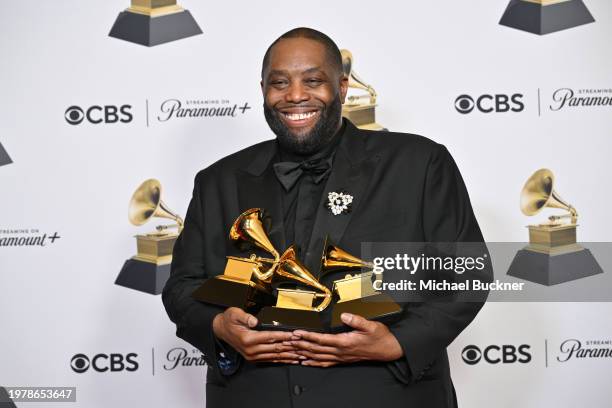 Killer Mike at the 66th Annual GRAMMY Awards held at Crypto.com Arena on February 4, 2024 in Los Angeles, California.