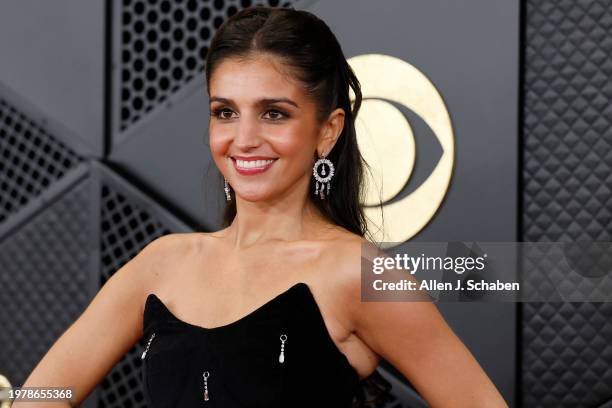 Los Angeles, CA Isabelle Lawley arrives on the Red Carpet at the Crypto.com Arena in Los Angeles, CA, Sunday, Feb. 4, 2024.