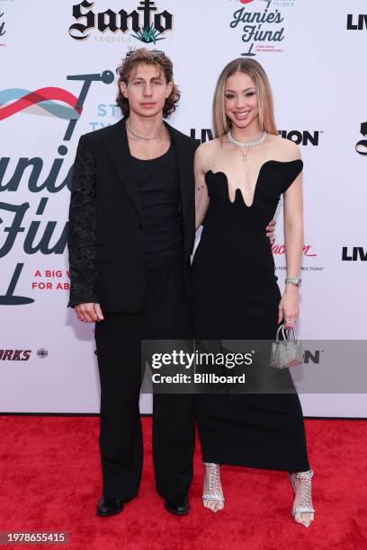 Charly Jordan and guest at the 5th Jam for Janie GRAMMY Awards Viewing Party held at the Hollywood Palladium on February 4, 2024 in Los Angeles,...