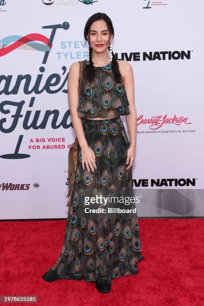 Jessica Matten at the 5th Jam for Janie GRAMMY Awards Viewing Party held at the Hollywood Palladium on February 4, 2024 in Los Angeles, California.