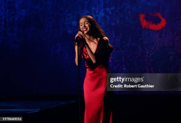 Los Angeles, CA Olivia Rodrigo at the 66th Grammy Awards held at the Crypto.com Arena in Los Angeles, CA, Sunday, Feb. 4, 2024.