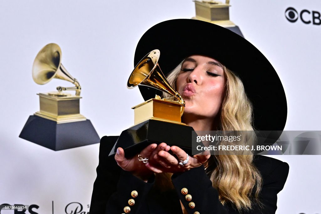 TOPSHOT-US-ENTERTAINMENT-MUSIC-GRAMMYS-AWARD-PRESS ROOM