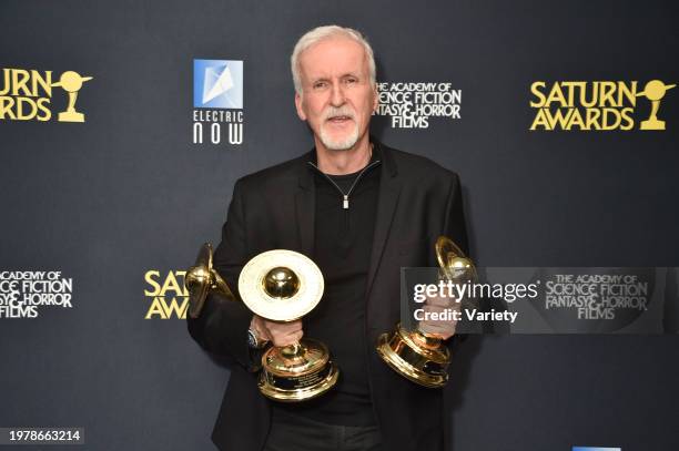 James Cameron at the 51st Annual Saturn Awards held at the Los Angeles Marriott Burbank Airport on February 4, 2024 in Burbank, California.