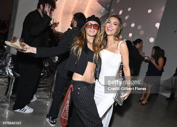 Flip and Chrishell Stause at Universal Music Group's GRAMMYs After Party held on February 4, 2024 in Los Angeles, California.