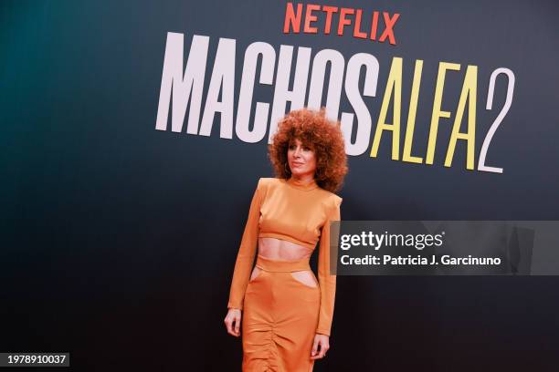 Cayetana Cabezas attends "Machos Alfa" Season 2 launch party at Florida Park on February 01, 2024 in Madrid, Spain.