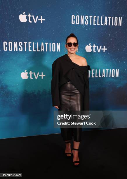 Noomi Rapace attends the press day for “Constellation” at the Four Seasons on February 1, 2024 in Los Angeles, California. “Constellation” premieres...