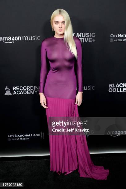 Charlotte Lawrence attends the 2024 Recording Academy Honors presented by The Black Music Collective at Fairmont Century Plaza on February 01, 2024...