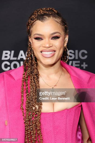 Andra Day attends the Recording Academy Honors presented by The Black Music Collective during the 66th GRAMMY Awards on February 01, 2024 in Los...