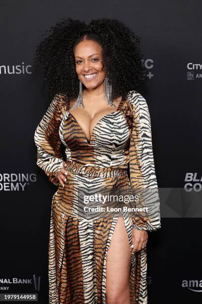 Wayna attends the Recording Academy Honors presented by The Black Music Collective during the 66th GRAMMY Awards on February 01, 2024 in Los Angeles,...