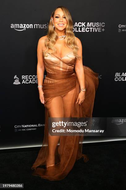 Mariah Carey attends 2024 Recording Academy honors presented by the Black Music Collective at Fairmont Century Plaza on February 01, 2024 in Los...