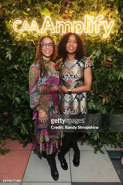 Channing Dungey and Kathryn Busby attend 2024 Celebration of Black Women in Entertainment hosted by CAA Amplify at Merois | West Hollywood on...