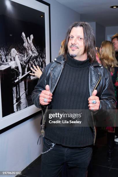 Jason Sutter attends Morrison Hotel Gallery and Stand Together Music's The GRAMMY Party Celebrating the Legacy and Photography of Mick Rock at Sunset...