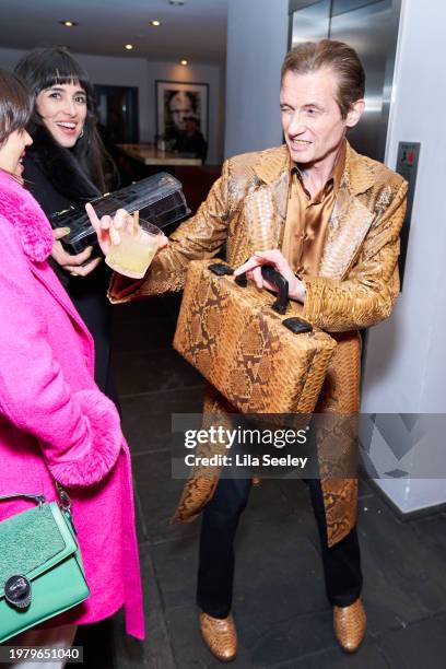 Paul Sapiano attends Morrison Hotel Gallery and Stand Together Music's The GRAMMY Party Celebrating the Legacy and Photography of Mick Rock at Sunset...