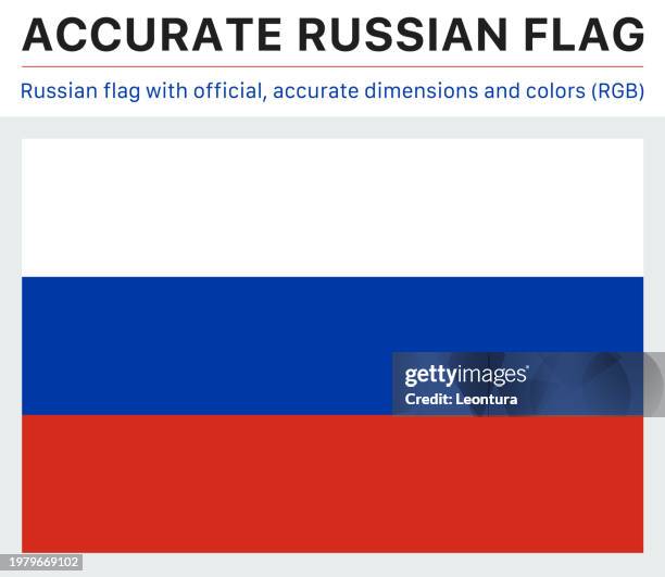 illustrations, cliparts, dessins animés et icônes de drapeau russe (couleurs rvb officielles, spécifications officielles) - orthodoxie russe