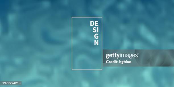 blue abstract background with blurred fluid shapes - dark marble texture stock illustrations