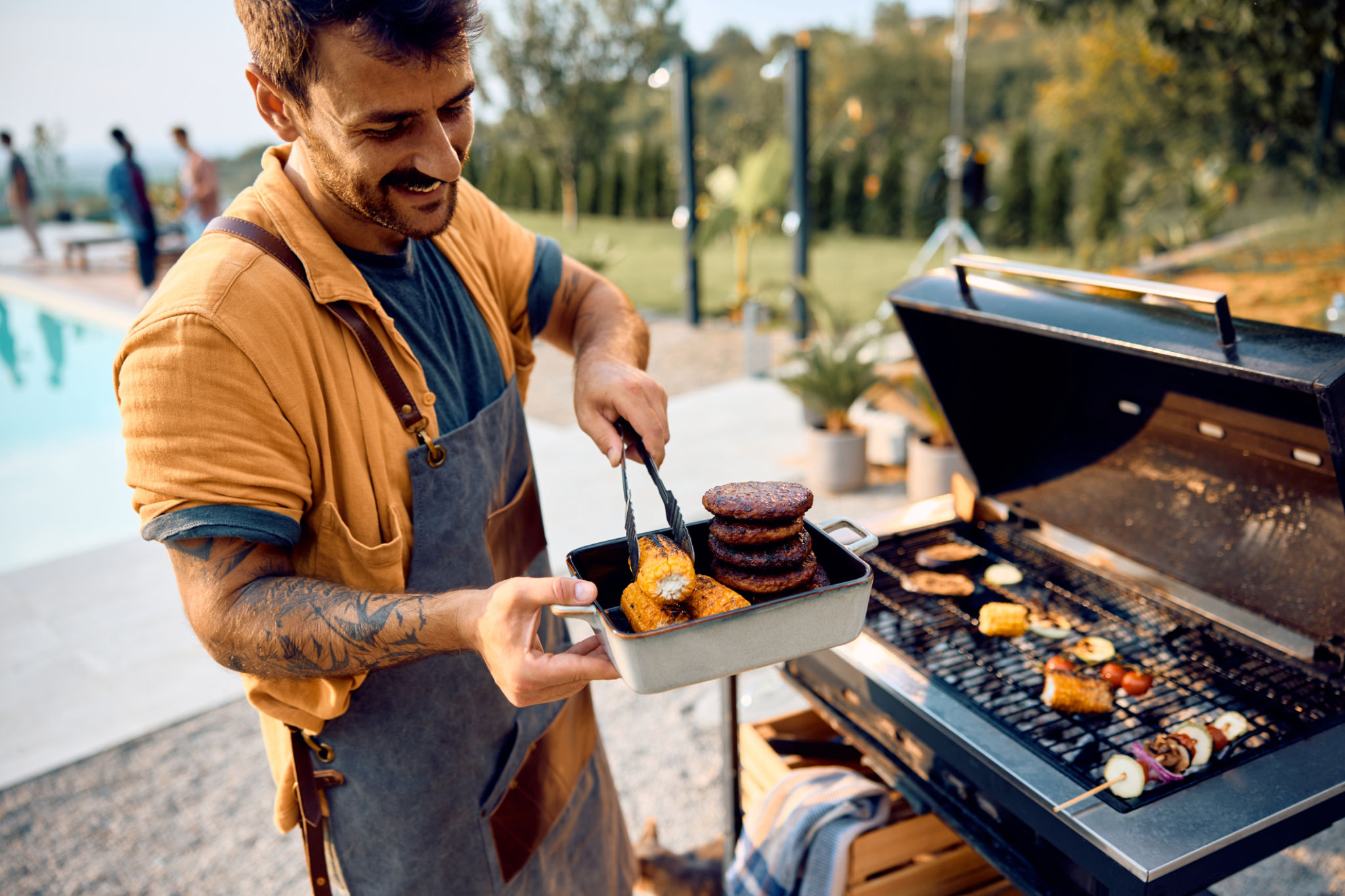 grilled food
