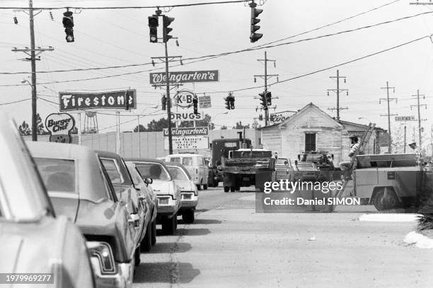 Rue de La Nouvelle-Orléans, en avril 1976.