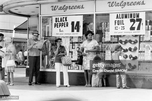 Pharmacie 'Walgreens' La Nouvelle-Orléans, en avril 1976.