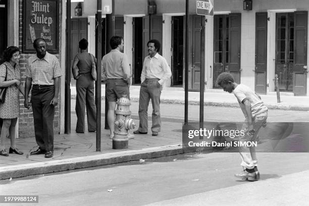 Rue de La Nouvelle-Orléans, en avril 1976.