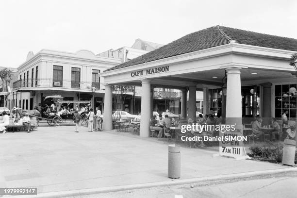 Le 'Café Maison' à La Nouvelle-Orléans, en avril 1976.