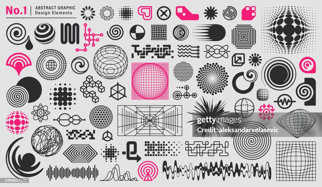 Abstract Graphic Design Elements