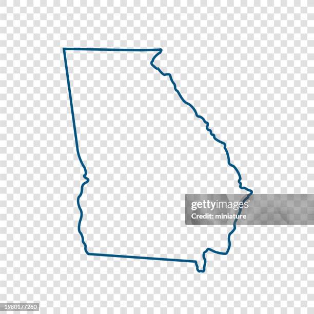 georgia map - georgia country stock illustrations