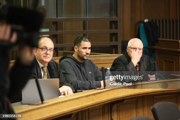 Trial against members of the Abou Chaker clan to the detriment of the rapper Bushido at the Berlin district court on February 5, 2024 in Berlin,...