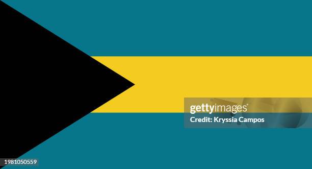 flag of bahamas - marsh harbour - fotografias e filmes do acervo