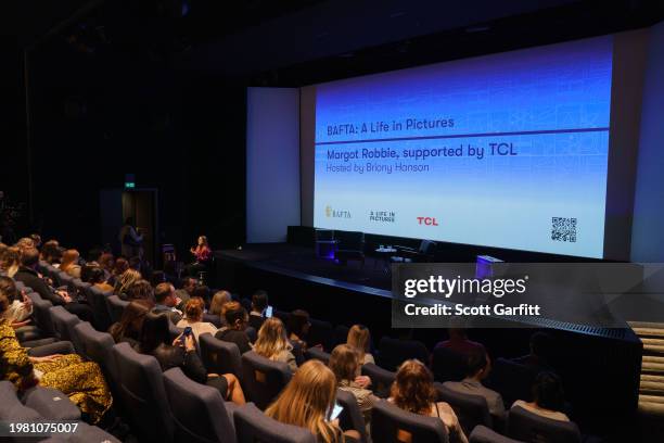 Life in Pictures with Margot Robbie, supported by TCL Mobile.Date: Tuesday 22 November 2022.Venue: BAFTA, 195 Piccadilly, London, U.K. .Host: Briony...