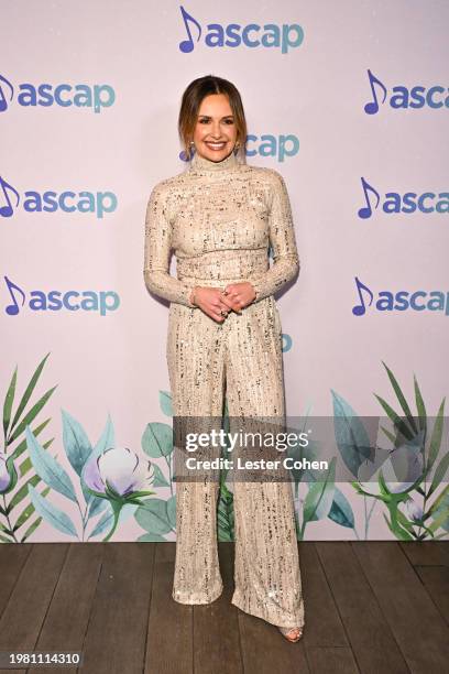 Carly Pearce attends the ASCAP Grammy Brunch at Four Seasons Hotel Los Angeles at Beverly Hills on February 02, 2024 in Los Angeles, California.