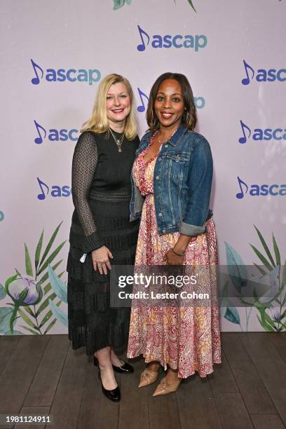 Elizabeth Matthews, Chief Executive Officer, ASCAP and Nicole George-Middleton, SVP, Membership, ASCAP & Executive Director, The ASCAP Foundation...