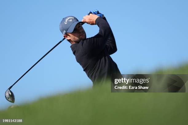 During the second round of the AT&T Pebble Beach Pro-Am at Pebble Beach Golf Links on February 02, 2024 in Pebble Beach, California.
