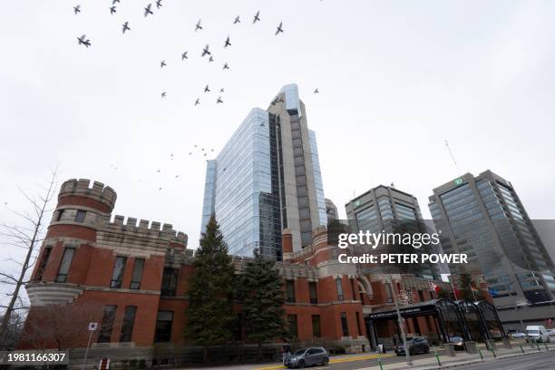 London Police Service Chief Thai Troung holds a press conference in London, Ontario, on February 5, 2024. Four NHL players have been charged over...