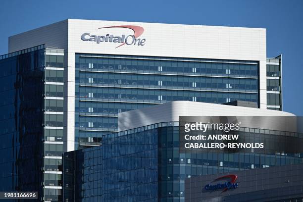Capital One headquarters are seen in McLean, Virginia, on February 5, 2024.