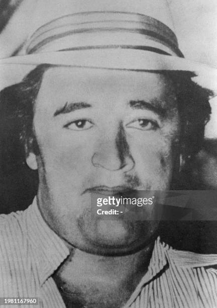 An undated photo of Gonzalo Rodriguez Gacha, one of the leaders of the Medellin drug cartel. N/B B/W