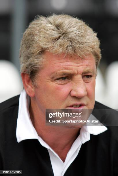 July 23: Steve Bruce, Birmingham City Manager portrait before the Pre-season Friendly match between Derby County and Birmingham City at Pride Park on...