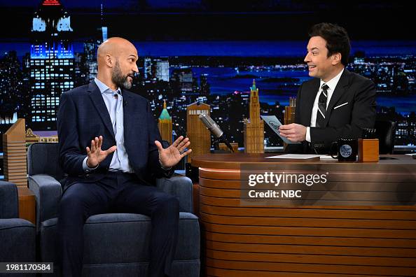 Key Comedian Actor & comedian Keegan-Michael Key during an interview with host ...