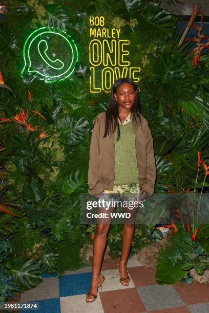 Demi Singleton at Across The Table: WhatsApp x The Marley Family One Love Dinner held on February 5, 2024 in Los Angeles, California.