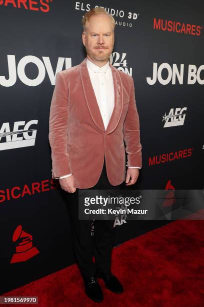 Jim Gaffigan attends the 2024 MusiCares Person of the Year Honoring Jon Bon Jovi during the 66th GRAMMY Awards on February 02, 2024 in Los Angeles,...