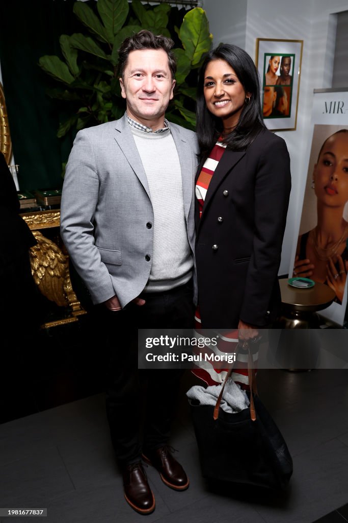 Julian Ramirez and Sumi Somaskanda attend the Miraco Valentine's Day ...