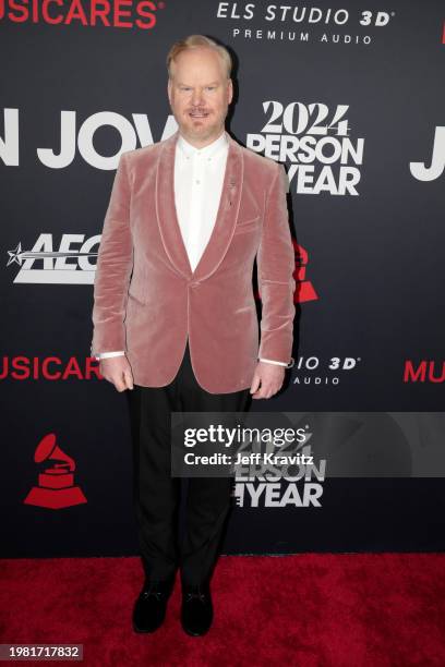 Jim Gaffigan attends the 2024 MusiCares Person Of The Year Honoring Jon Bon Jovi at Los Angeles Convention Center on February 02, 2024 in Los...