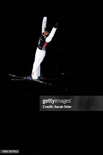 Meiting Chen of Team China competes during the final of the Women's Aerials Competition at the Intermountain Healthcare Freestyle International Ski...