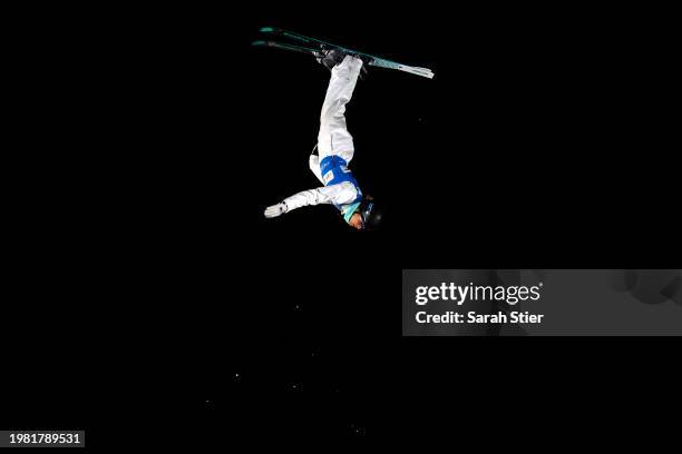 Danielle Scott of Team Australia competes during the final of the Women's Aerials Competition at the Intermountain Healthcare Freestyle International...