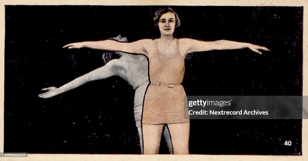 Collectible vintage cigarette card, National Fitness series, Ardath Tobacco, 1938
